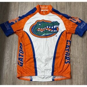 Florida Gators Cycling Jersey Mens Large Adrenaline Pockets Zip Performance NCAA